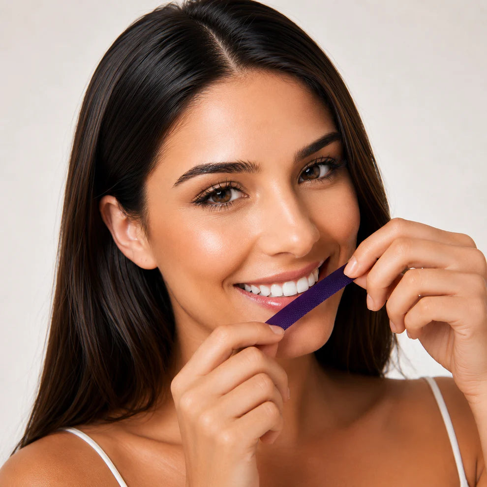 💜🦷Get whiter teeth in just 30 minutes🕧 – Lichenskin Purple Teeth Whitening Strips