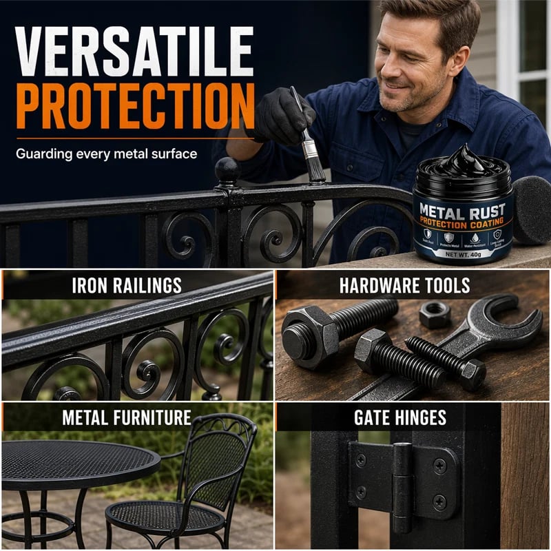 Metal Rust Protection Black Repair Paste