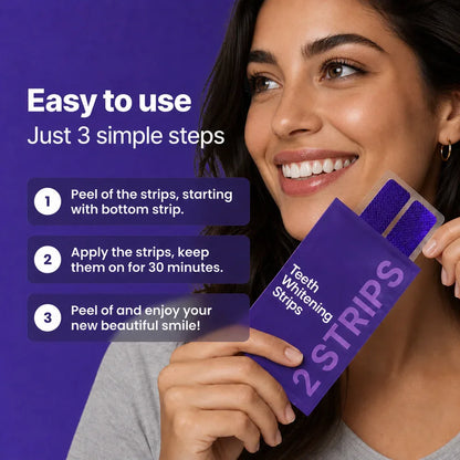 Purple Teeth Whitening Strips