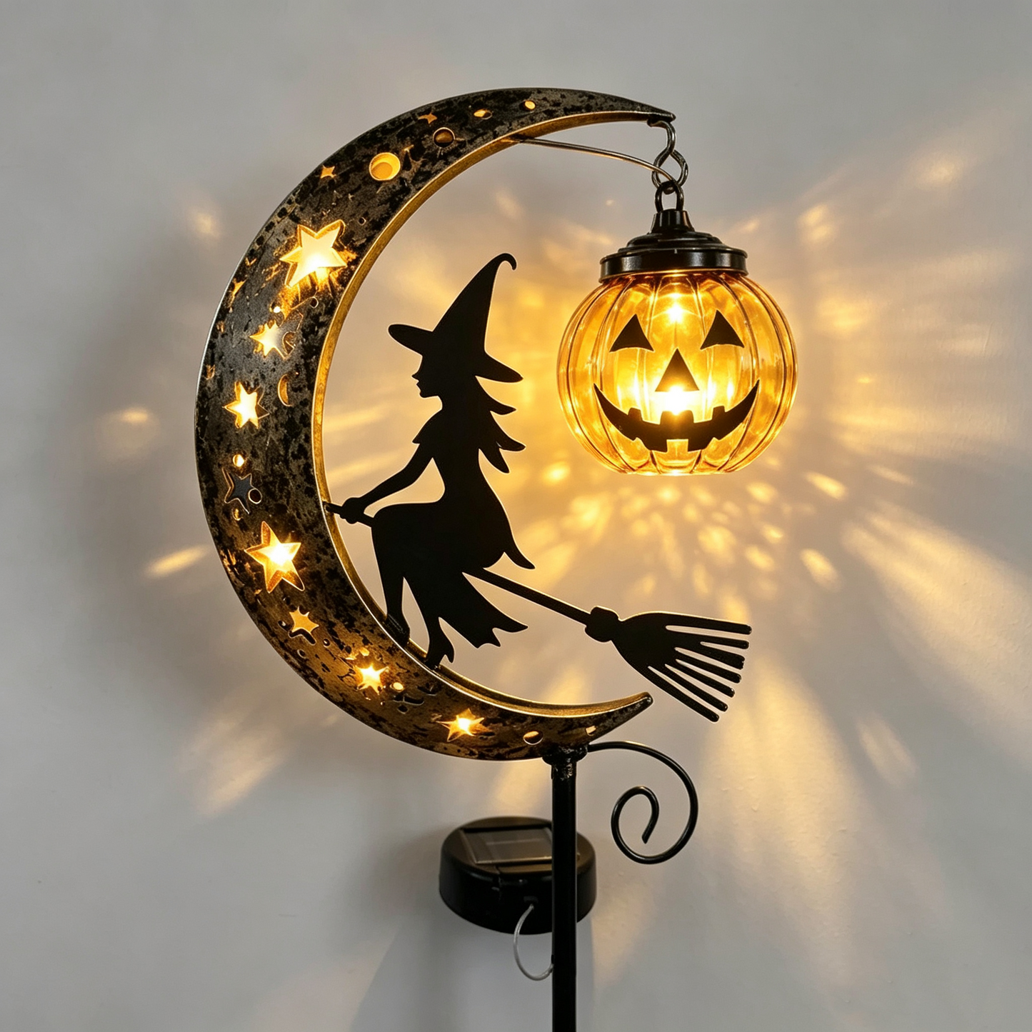 🎃 Halloween Early Bird Sale 🔥 | 49% OFF Pumpkin Moon Garden Stake Light