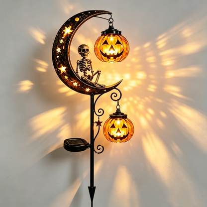 🎃 Halloween Early Bird Sale 🔥 | 49% OFF Pumpkin Moon Garden Stake Light