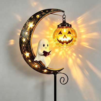 🎃 Halloween Early Bird Sale 🔥 | 49% OFF Pumpkin Moon Garden Stake Light