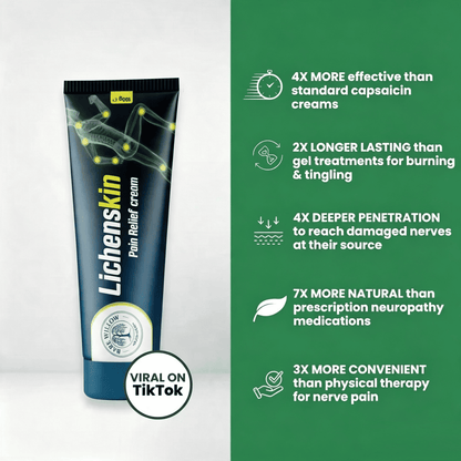 Lichenskin™Neuropathy Relief Cream - Relieve Numbness, Tingling & Pain