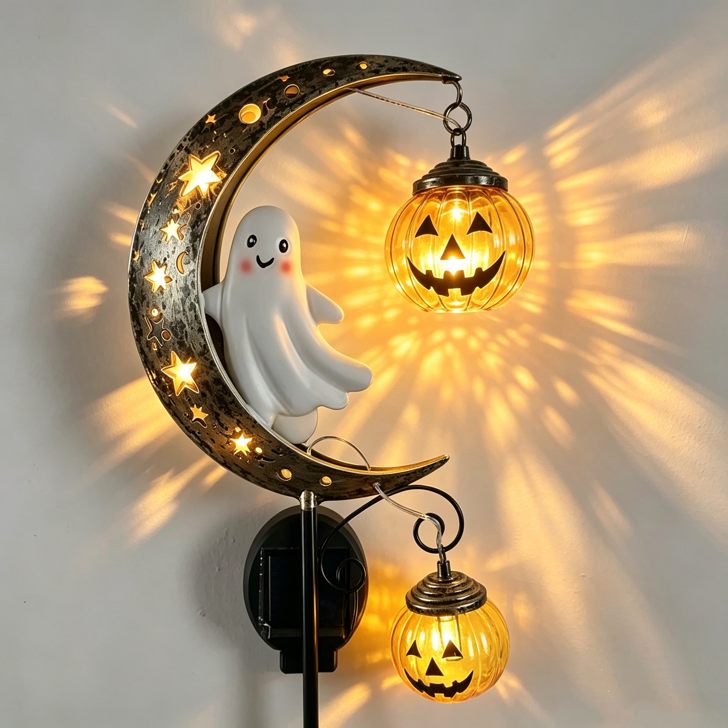 🎃 Halloween Early Bird Sale 🔥 | 49% OFF Pumpkin Moon Garden Stake Light