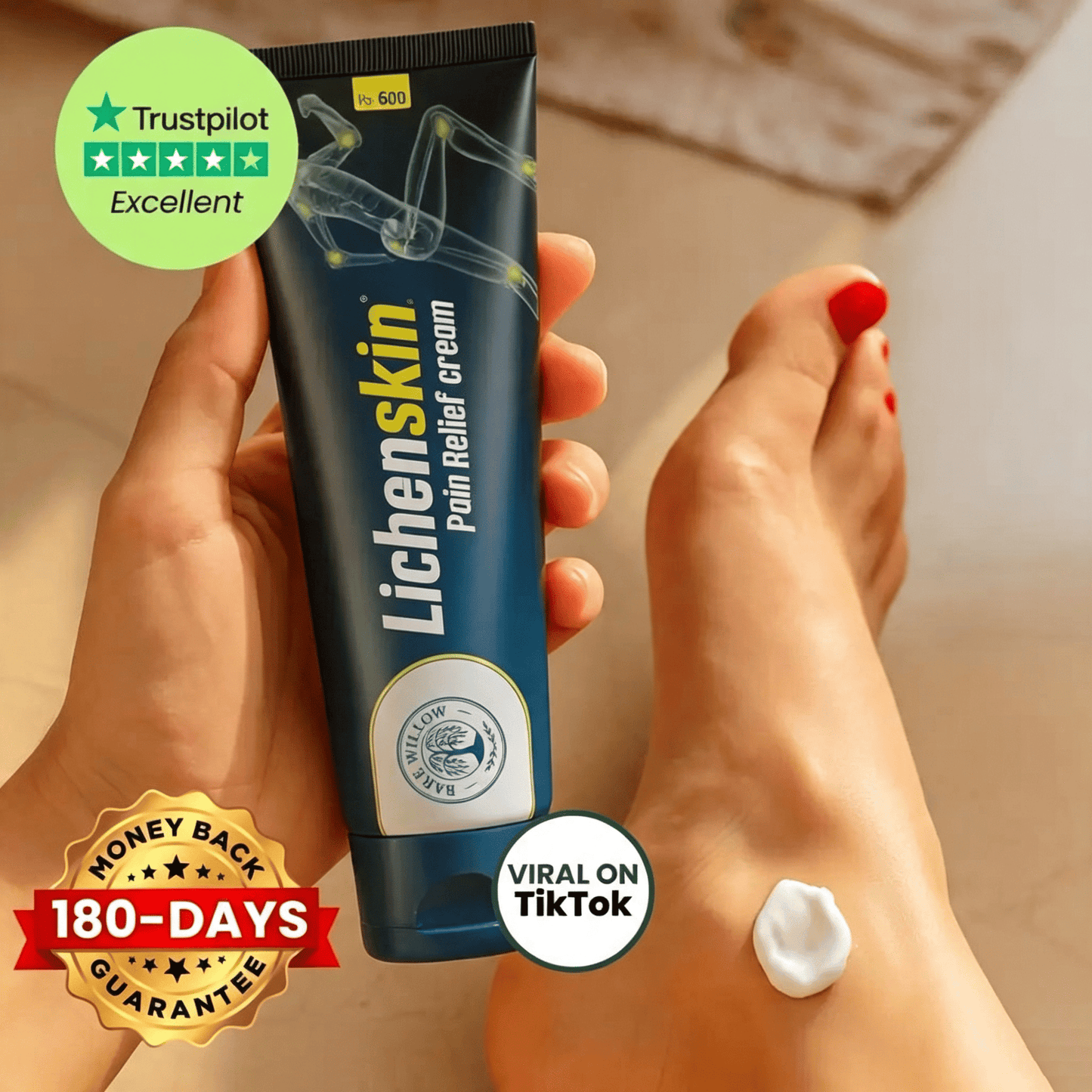 Lichenskin™Neuropathy Relief Cream - Relieve Numbness, Tingling & Pain