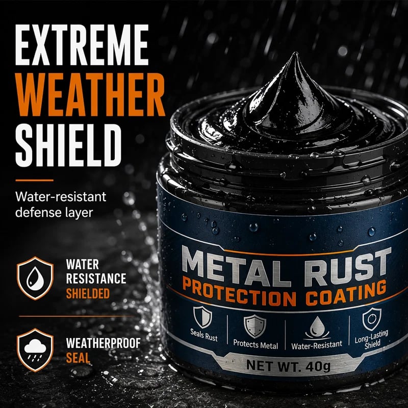 Metal Rust Protection Black Repair Paste