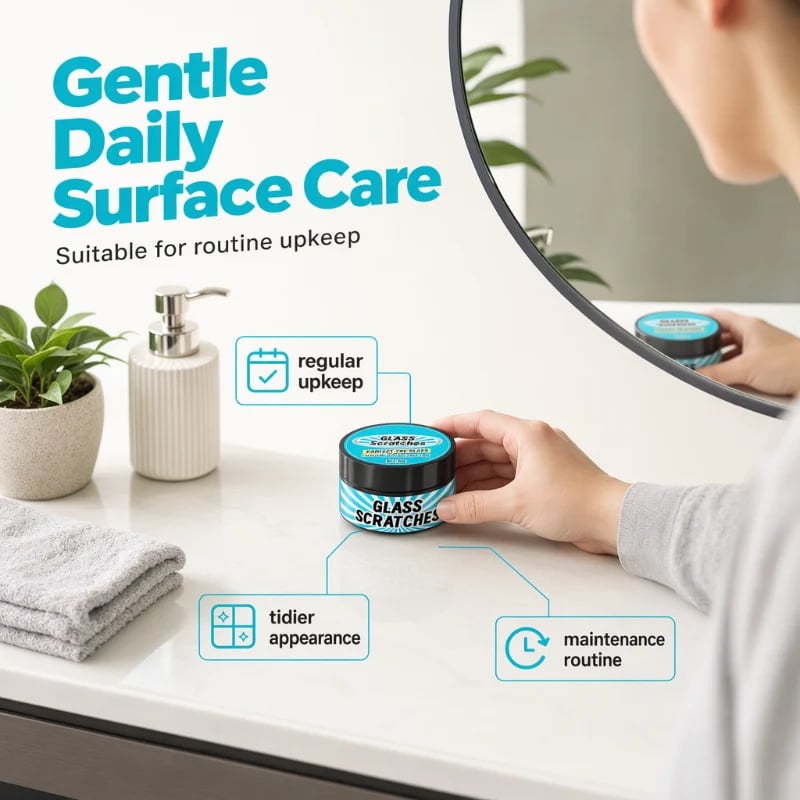 🔥Hot Sale 50% OFF🔥 Multi-Purpose Glass Scratch Repair Paste – 30g, for Windows, Mirrors & Car Glass 🪟