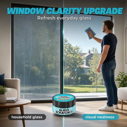 🔥Hot Sale 50% OFF🔥 Multi-Purpose Glass Scratch Repair Paste – 30g, for Windows, Mirrors & Car Glass 🪟