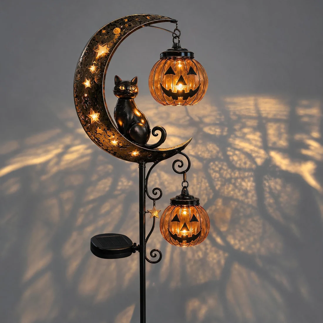 🎃 Halloween Early Bird Sale 🔥 | 49% OFF Pumpkin Moon Garden Stake Light