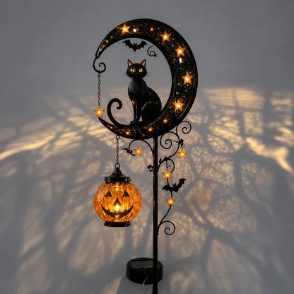 🎃 Halloween Early Bird Sale 🔥 | 49% OFF Pumpkin Moon Garden Stake Light