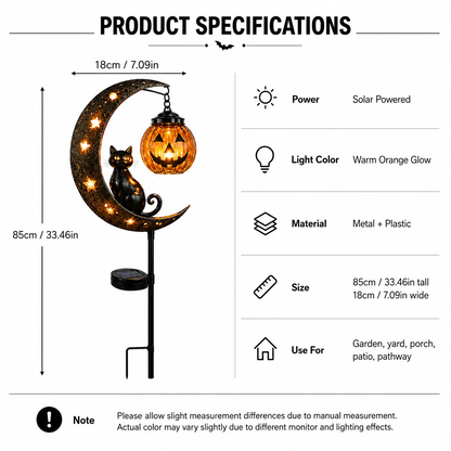 🎃 Halloween Early Bird Sale 🔥 | 49% OFF Pumpkin Moon Garden Stake Light