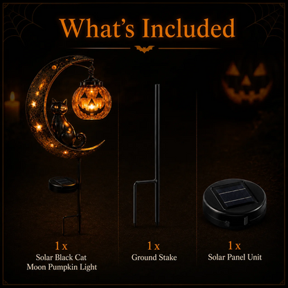 🎃 Halloween Early Bird Sale 🔥 | 49% OFF Pumpkin Moon Garden Stake Light