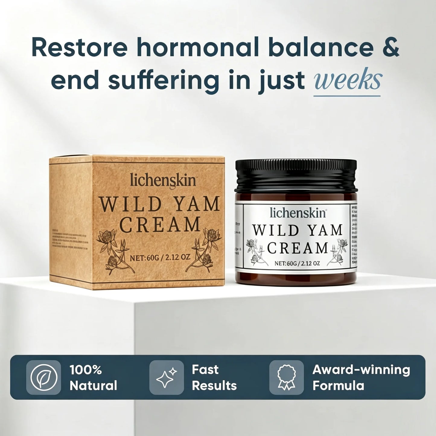 Lichenskin® Natural Yam Cream