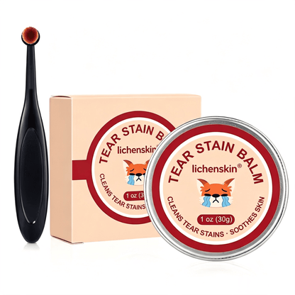 ⚡Remove In Two Weeks🐈🐕Lichenskin® Pet Tear Stain Protection Cream & Brush Set